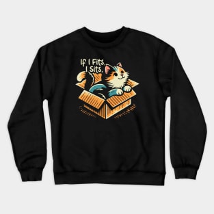 If I Fits, I Sits Crewneck Sweatshirt